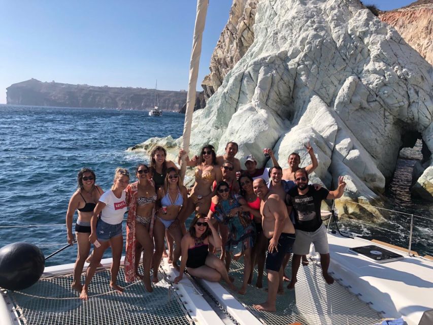 Santorini: Catamaran Cruise with Meal & Open Bar - Price and value: what $116 buys you on the water