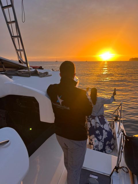 Santorini Catamaran Cruise with Swimming, Meal and Open Bar - Key things to know before you go