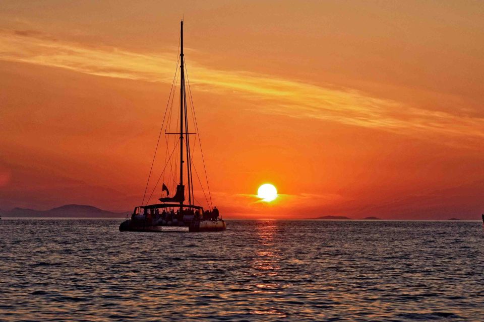 Santorini: Cruise Catamaran with BBQ & Drinks Day or Sunset - Key things to know before you go