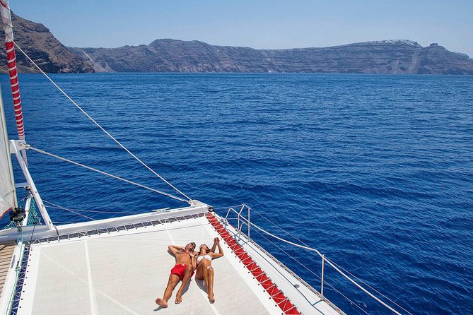 Santorini Cruise on Catamaran with BBQ & Open Bar - Why This Catamaran Day Feels Different on Santorini