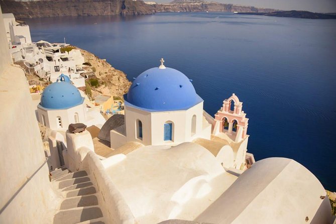 Santorini Day-trip Semi private 4-5hour - Round-trip transfers and the semi-private van: value you feel immediately