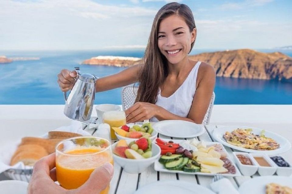 Santorini: Fira Town Walking Tour with Wine Tasting - Firostefani Blue Dome Church: The Caldera Edge Walk