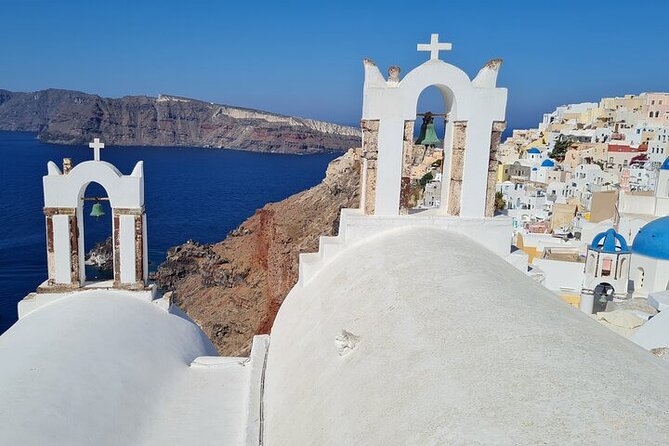Santorini First-Time Guests Private Tour Sightseeing, excavetions & wine testing - Firostefani: Crown-of-Fira Views and a Slower Start