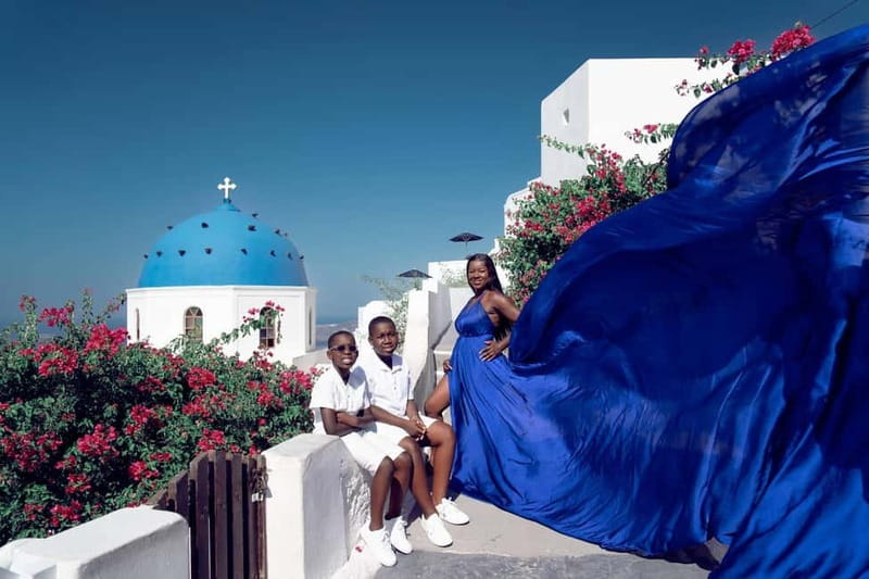 Santorini: Flying Dress Photoshoot Private Entry to Blue Dom - Should You Book the Santorini Flying Dress Photoshoot?