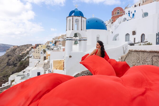 Santorini Flying Dress Photoshoot with a Pro Photographer - Key Highlights You’ll Actually Care About