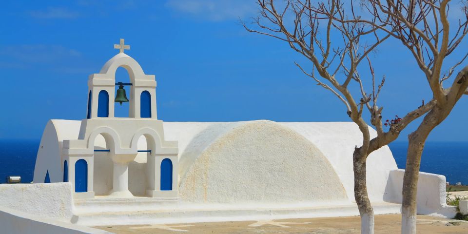 Santorini: Full-Day Small Group Tour - Firostefani first: blue dome views and caldera drama