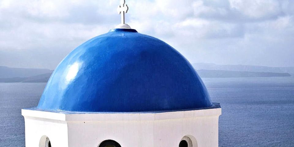 Santorini: Full-Day Small Group Tour - Profitis Ilias (567 m): the 360° view that makes everything click