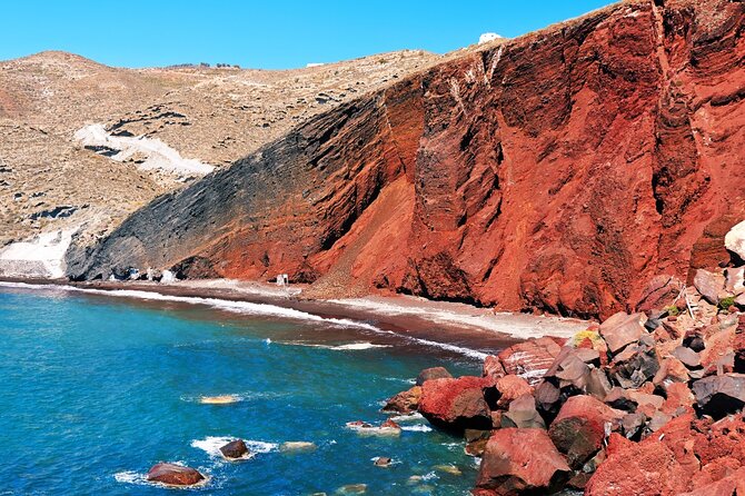 Santorini: Full Island Tour & Sunset with Local Guide & Pick-up - Entering Santorini by Road: Pickup, Timing, and Group Size