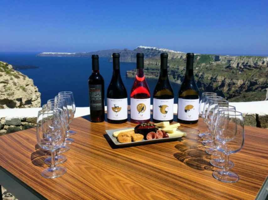 Santorini: Guided Tour to 3 Wineries with Wine Tastings - Estate Argyros: big views and classic Santorini gravitas