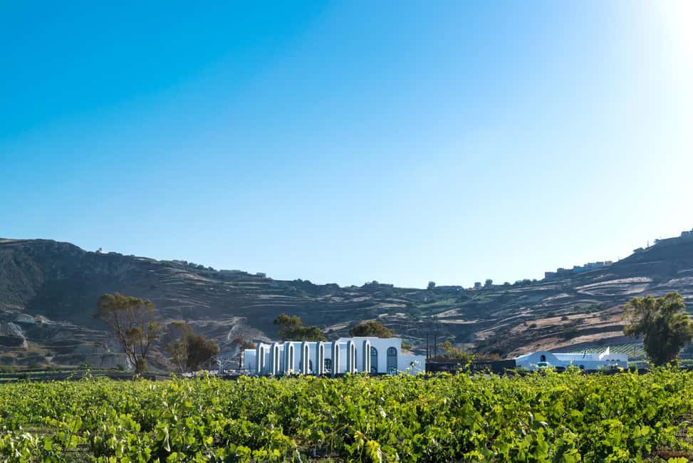 Santorini: Guided Wine Tour with Pickup and Snacks - Views and the Prophet Elias stop: why the drive isn’t just travel time