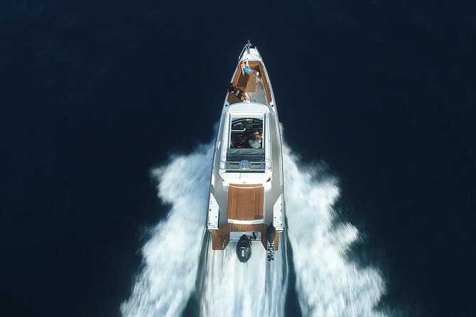Santorini Half Day MotorCruiser Private Cruise incl. Meal,Drinks &Free Transport - Thirassia Island lunch: the best payoff if you want something quieter