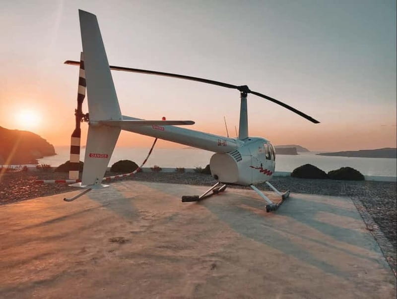 Santorini: Helicopter Sightseeing Flight Over Caldera - Vineyards + green patches: why this matters on Santorini