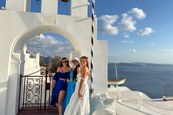 Santorini Highlights Small-Group Tour with Authentic Greek Lunch - Firostefani’s Blue-Domed Viewpoint (First, Before the Crowds)