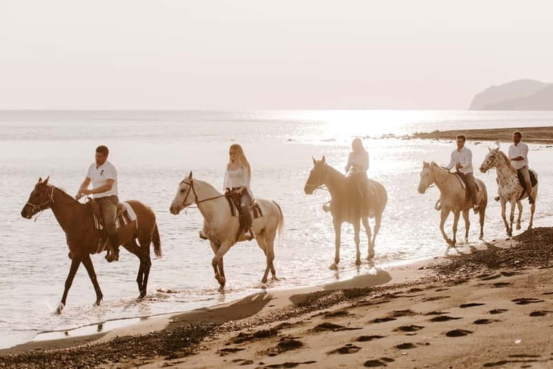 Santorini: Horseback Riding on the Black Sandy Eros Beach - What’s included (and what to plan around)