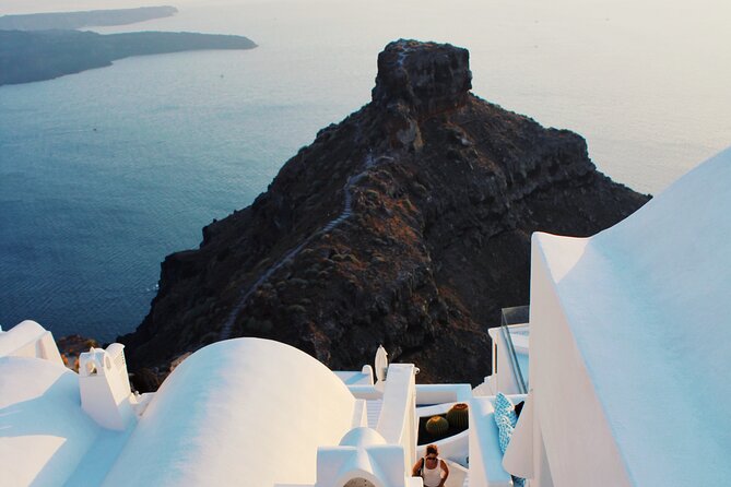 Santorini Instagram and TikTok Photo Spots Private Tour - Pyrgos and the Prophet Elias Monastery: views from the island top