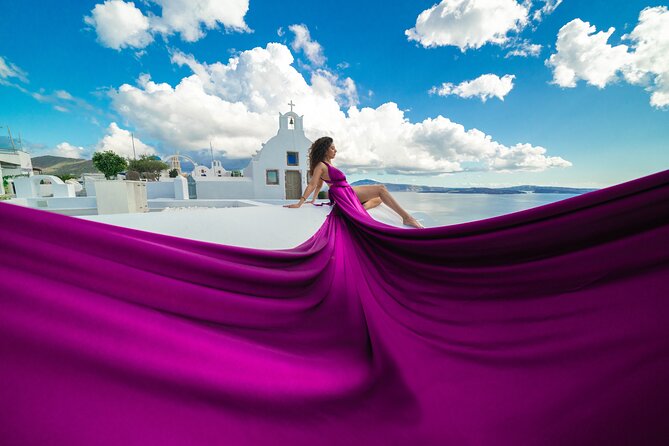 Santorini L.P. Photography Session - Getting the Most From the Flying-Dress Style Look