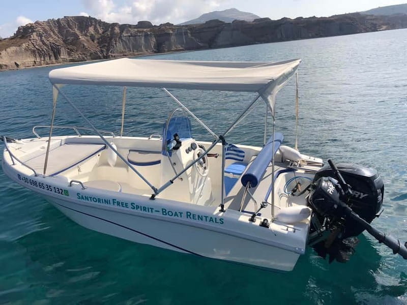 Santorini: License-Free Boat Rental with Ice, Water, & Fruit - Your 5-Hour Private Ride: What That Time Buys