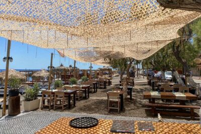 Santorini like a local: Discover local flavors by exploring the island! - Venetsanos Winery Above Athinios: Views and a guided tasting option