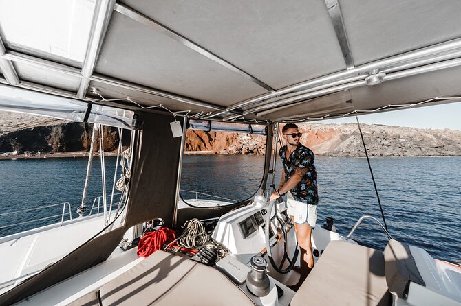 Santorini Luxury Catamaran Private Cruise - Food and Drinks on Board: BBQ Dinner and Unlimited Wine That Feel Like Part of the Trip