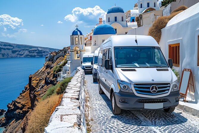 Santorini: Main Port Shared Shuttle - Bus to Hotels or Airport - Drop-Offs in Oia and Other Tricky Streets: What Door-to-Door Really Means