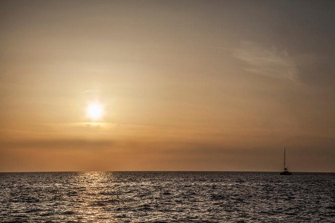 Santorini: Motor Yacht Sunset Cruise with 5-Course Dinner - Mesa Pigadia Beach (about 2 hours): the long swim-and-snorkel break