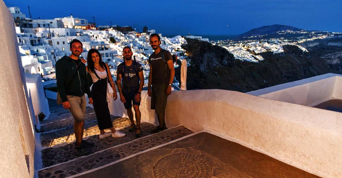 Santorini: Night Hike, Wine Tasting, and Greek Dinner - A Peaceful Santorini Night on the Fira–Oia Trail
