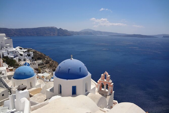 Santorini Odyssey: Exclusive 5-Hour Private Tour - Entering Fira: Cobblestones, Markets, and Cliffside Sunset Vistas