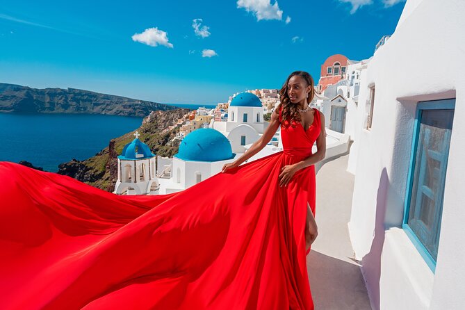 Santorini Oia: Private Flying Dress Photoshoot - Key Things That Matter Before You Go