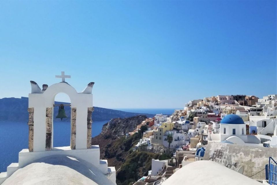 Santorini: Oia & Three Bells 4-hour Private Custom Tour - Perivolos / Perissa black-sand beach: cool down and reset