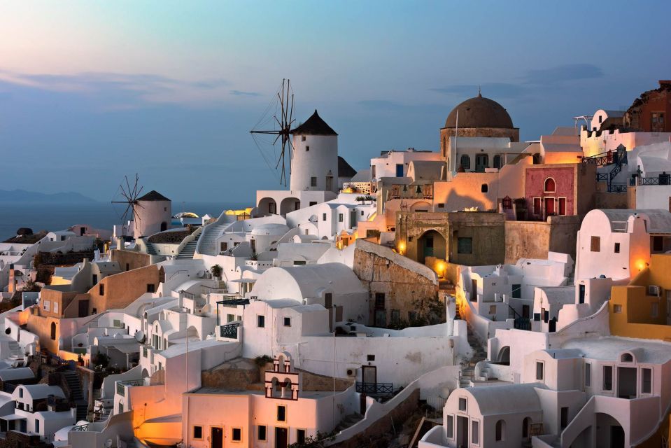 Santorini Panoramic Firostefani & Oia Blue Dome Private Tour - Optional cliffside winery finish: worth it if you like wine and views
