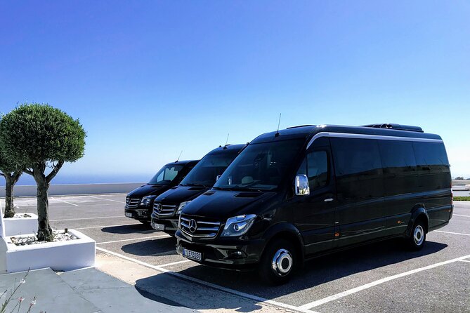 Santorini Personal Ground Transportation Concierge Services - Timing: The 20 to 50 Minute Window