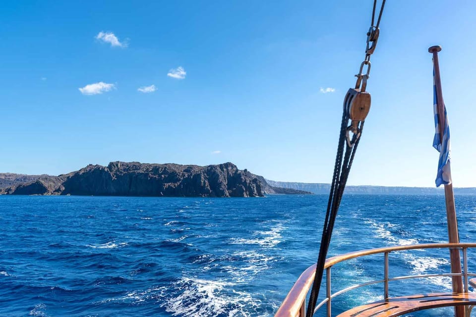 Santorini Port: Cruise to Volcano, Hot Springs & Thirassia - Nea Kameni volcano hike: your workout meets a crater view