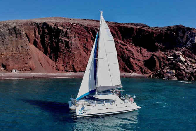 Santorini: Premium Small-Group Catamaran Cruise with Food/Drinks - From Vlychada to the Caldera: What This Catamaran Actually Delivers