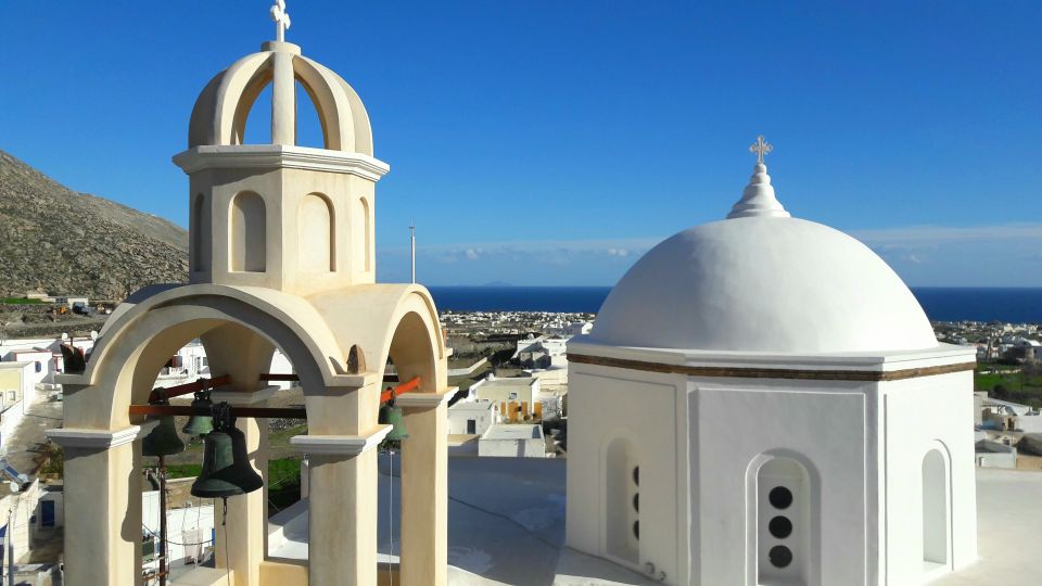 Santorini: Private 4-Hour Cultural Villages Sightseeing Tour - Pickup, cruise cable car, and where to meet your driver