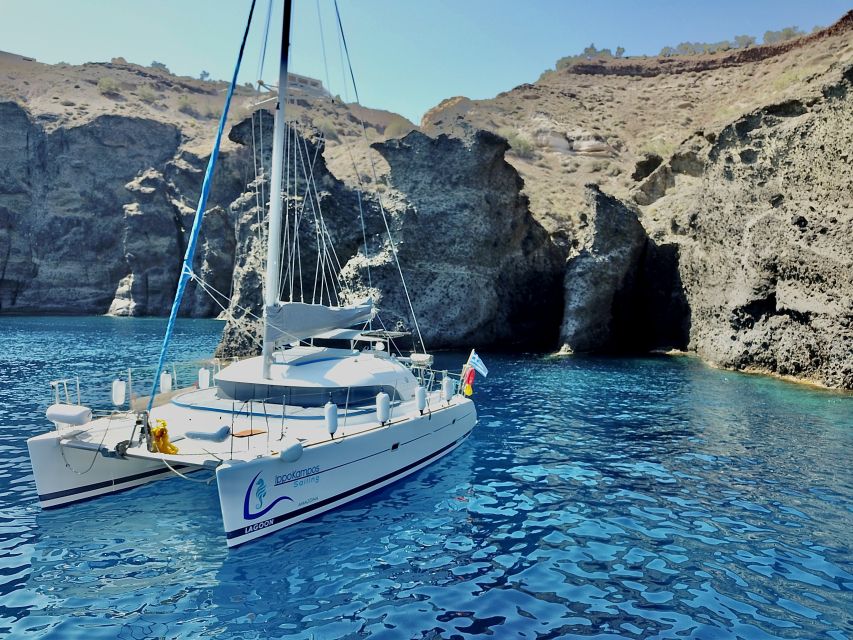 Santorini: Private All-In Catamaran Cruise, with Food|Drinks - Who this private Santorini catamaran cruise suits best