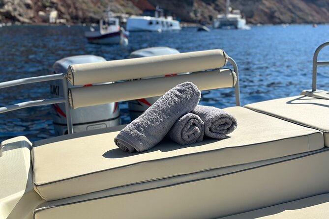 Santorini private boat tour - Ammoudi Bay departure and why a private setup matters