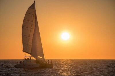Santorini Private Catamaran Cruise with BBQ, Open Bar & Transfers - Vlychada pickup to port: what you need to plan for