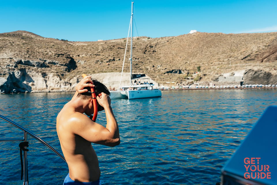 Santorini: Private Catamaran Tour with BBQ Meal and Drinks - Who this tour suits best (and who should skip it)