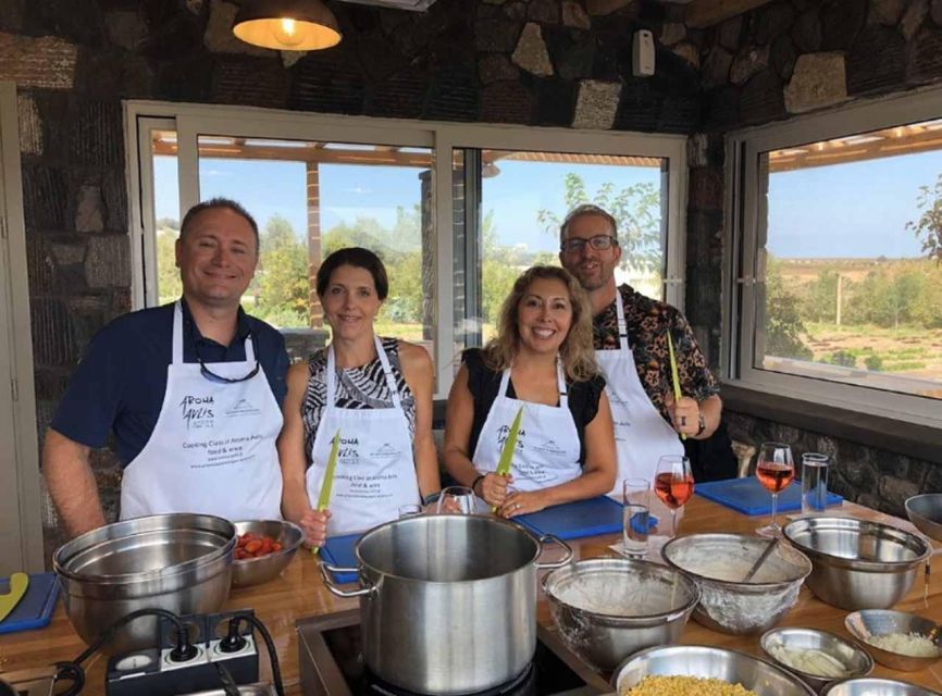 Santorini: Private Cooking Class and Wine Tasting Tour - Two traditional wineries and an eight-wine tasting you can actually learn from