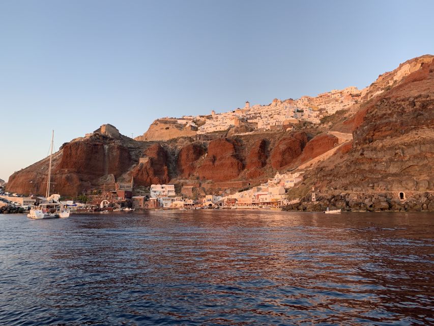 Santorini Private Cruise boat fishing tour - BBQ, Snorkeling - Captain Makis, Elias, and the Stories That Make It Feel Local