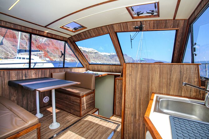 Santorini Private Cruise Sightseeing Tour with BBQ and Drinks - BBQ and Drinks Onboard: More Than a “Lunch Stop”