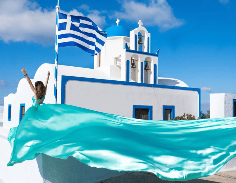 Santorini: Private Flying Dress Photoshoot with Pickup - Should You Book This Santorini Flying Dress Session?
