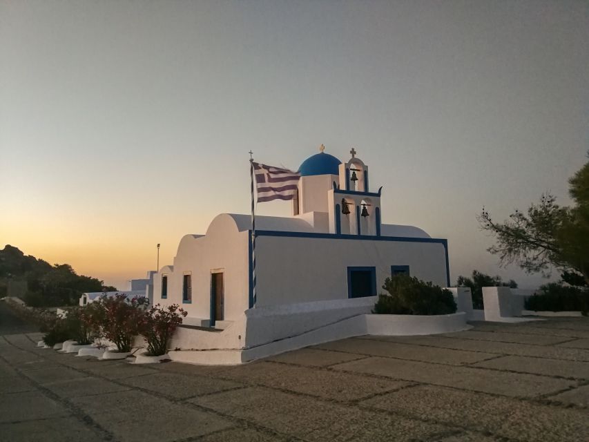 Santorini: Private Full Day Sunset Tour with Dinner - Megalochori sunset and the Heart of Santorini wine moment