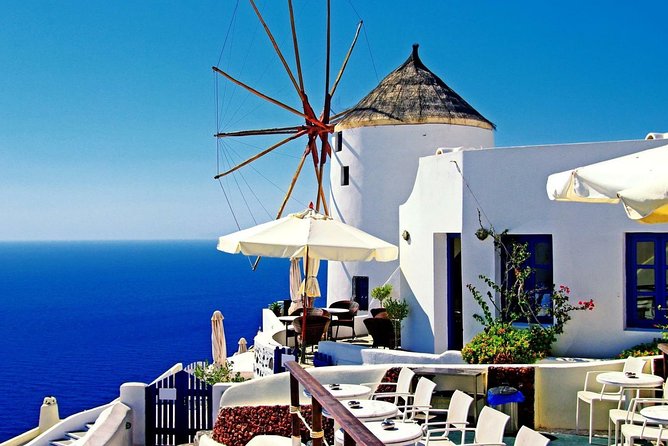 Santorini Private Full Day Tour 9 hours - Pickup Options: Hotels or the Cruise Port Cable Car Top