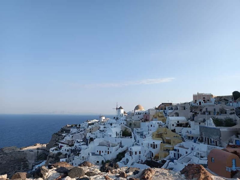 Santorini: Private Guided Sightseeing Day Tour - Hotel pickup and private driving: the comfort factor you feel fast