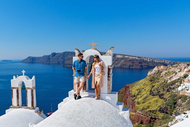 Santorini Private Photoshoot Tour by a Professional Photographer - Imerovigli Photoshoot: Caldera Angles and Sea Backdrops