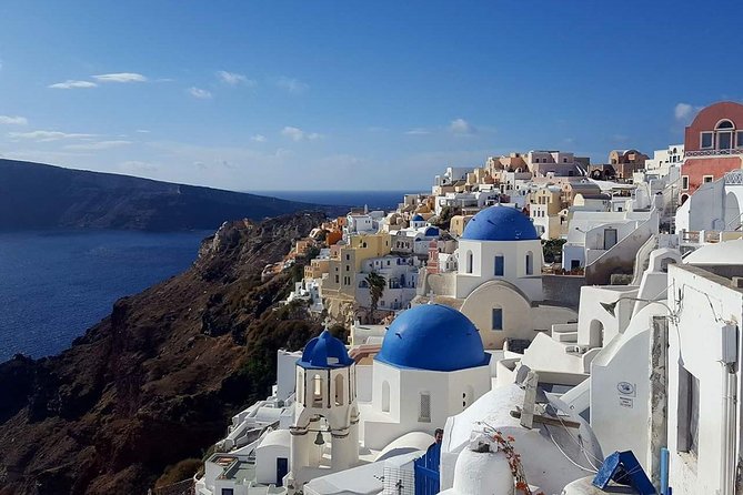 Santorini Private Romantic Tour with Dinner & Wine Tasting - Sunset near Megalochori: wine in a more peaceful viewing spot