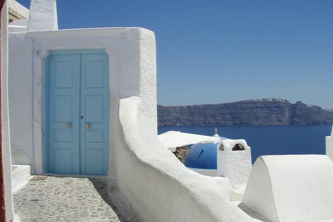 Santorini Private Scenic Shore Excursion: Oia, Mt Profitis and Ilias Monastery - Fira Time and the Cable Car Back Toward the Pier
