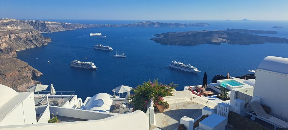 Santorini: Private Sightseeing Half-Day Tour - Firostefani and the Three Bells of Fira: the island’s emblem