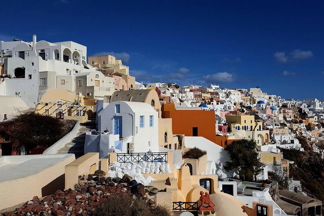 Santorini Private Sunrise Tour - The Three Bells of Fira Stop: A Quick Volcano Framing Moment